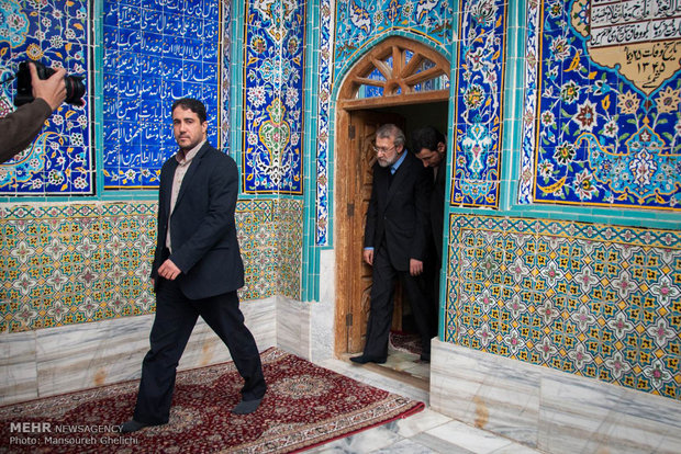 سفر علی لاریجانی رئیس مجلس شورای اسلامی به سمنان