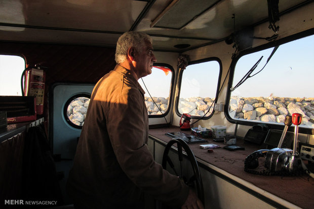 صید ماهی کیلKilka fishing in Caspian Sea