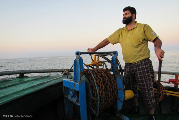 Kilka fishing in Caspian Sea