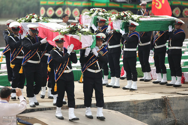 ورود پیکر 165 شهید دوان دفاع مقدس به کشور