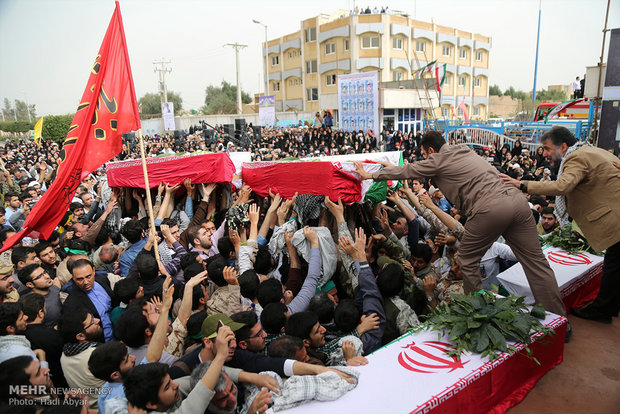 ورود پیکر 165 شهید دوان دفاع مقدس به کشور