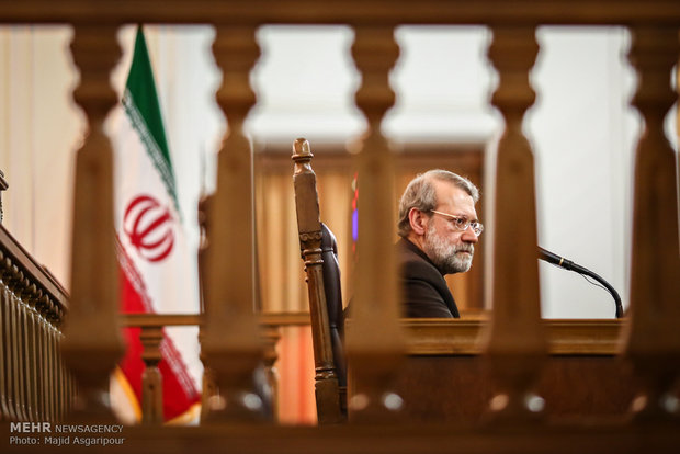 نشست خبری علی لاریجانی رئیس مجلس شورای اسلامی