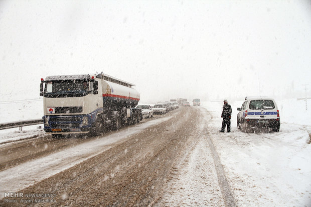 Snow whitens Kurdistan