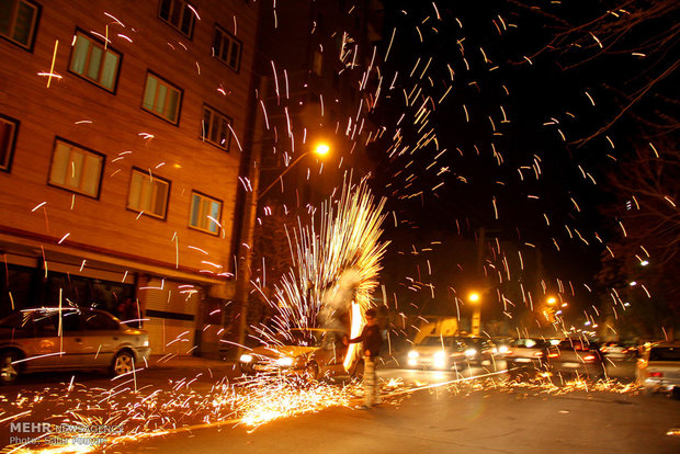 What remains of Chaharshanbe Suri, eve of last Wed. before Nowruz
