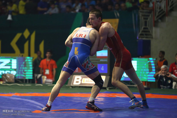 Greco-Roman Wrestling World Cup in Abadan; Iran 3-5 Russia