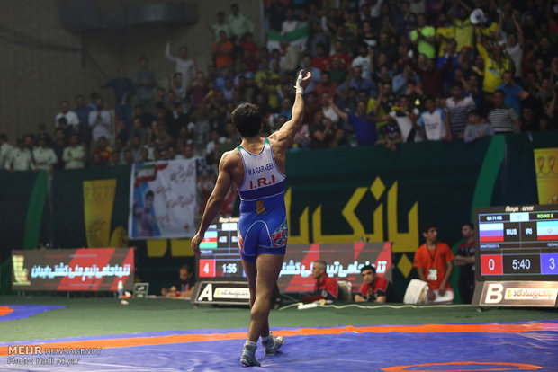 Greco-Roman Wrestling World Cup in Abadan; Iran 3-5 Russia