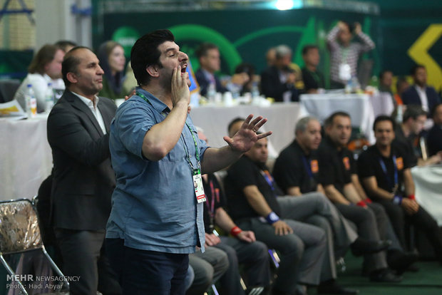 Greco-Roman Wrestling World Cup in Abadan; Iran 3-5 Russia