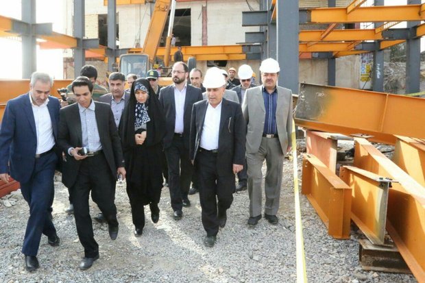رئیس سازمان میراث فرهنگی از هتل صخره‌ای خرم‌آباد بازدید کرد