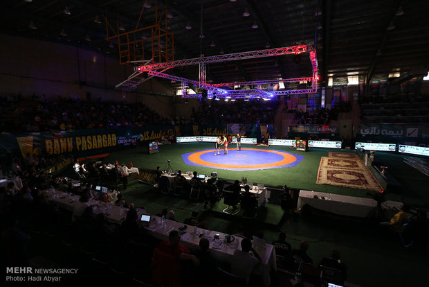 منافسات بطولة كأس العالم للمصارعة الرومانية في ايران