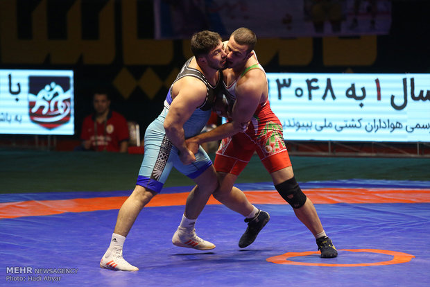 منافسات بطولة كأس العالم للمصارعة الرومانية في ايران