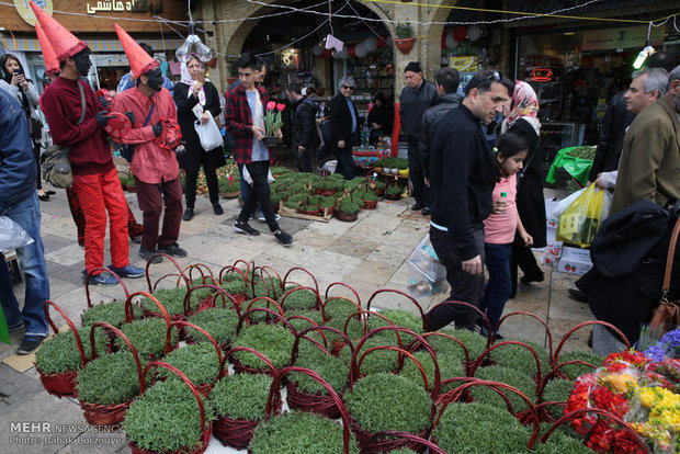 Nowruz market in Tehran