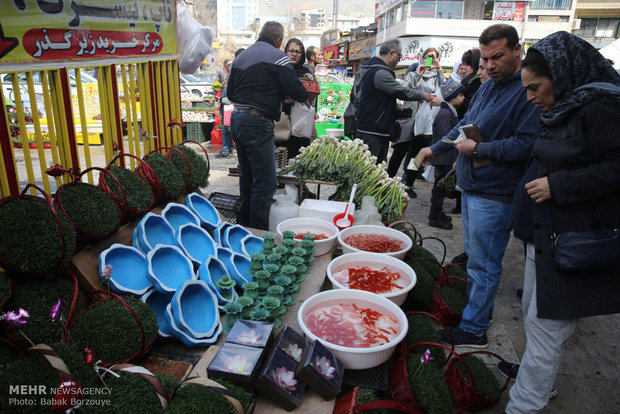 Nowruz market in Tehran