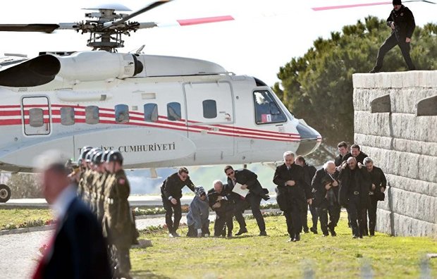 Erdoğan'ın helikopteri Kurtulmuş'a zor anlar yaşattı