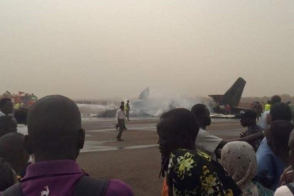 یک هواپیمای حامل ۴۴ سرنشین در سودان جنوبی سقوط کرد
