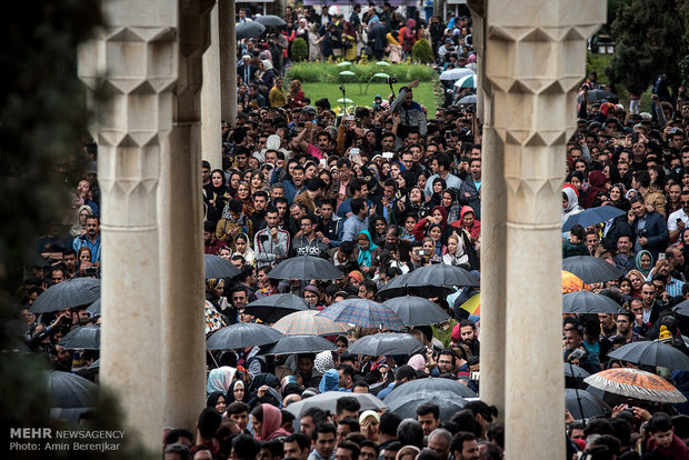 Nowruz ceremony in Shiraz