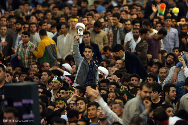 leader speech at holy shrine of Imam Reza (AS)