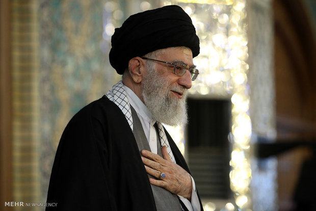 leader speech at holy shrine of Imam Reza (AS)