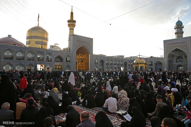 leader speech at holy shrine of Imam Reza (AS)