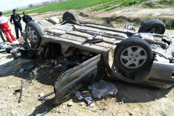 واژگونی خودرو بیشترین عامل حوادث جاده‌ای در خراسان شمالی