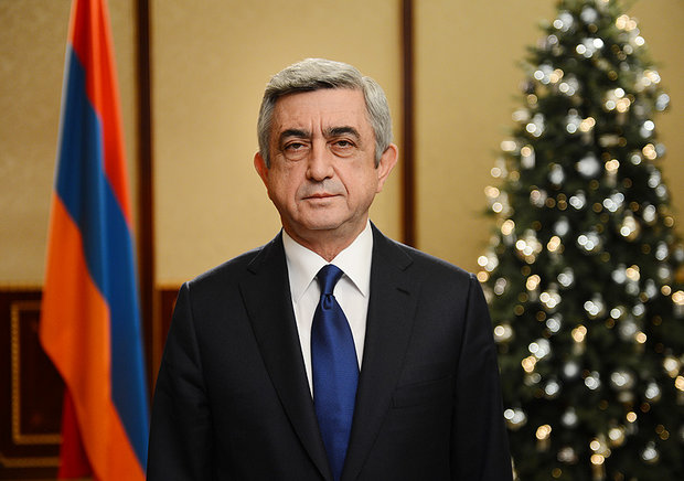 Armenian Pres. sends Iran New Year’s greeting