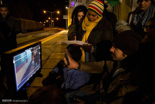 فیلمبرداری فیلم کوتاه «هیچ قطاری ایستگاه را ترک نمی کند»