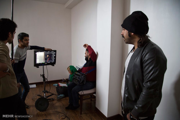 فیلمبرداری فیلم کوتاه «هیچ قطاری ایستگاه را ترک نمی کند»