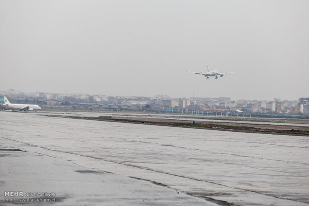 3rd Airbus lands at Mehrabad Airport