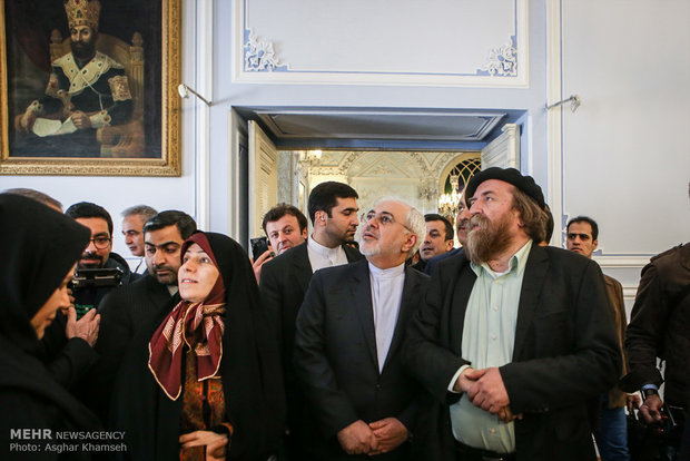محمدجواد ظریف وزیر امور خارجه در جشن جهانی نوروز