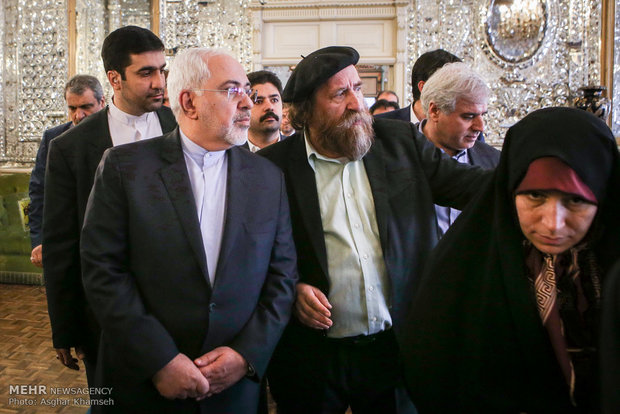 محمدجواد ظریف وزیر امور خارجه در جشن جهانی نوروز