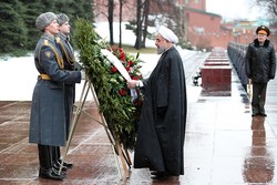 Rouhani pays tribute to World War II victims