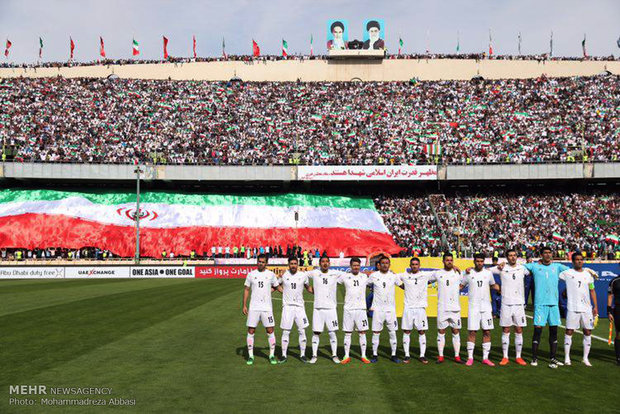 لقاء المنتخب الايراني والصيني ضمن التصفيات المؤهلة لكأس العالم