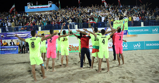 Sobriquette miles Forbyde Iran's Golsapoosh crowned Eurasia Beach Soccer Cup champion - Tehran Times