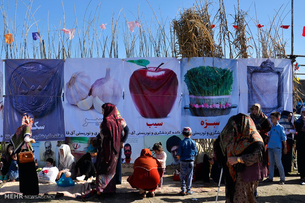 Nowruz camps in Gorgan