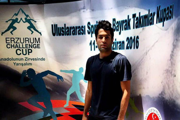 دونده سنندجی بر سکوی سوم مسابقات بین المللی قزاقستان ایستاد