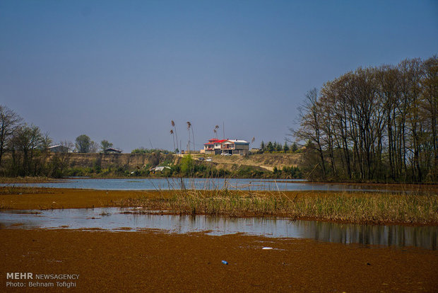 Soostan Lagoon in Lahijan