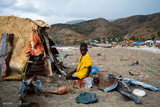 ترمیم خرابی های طوفان متیو در هائیتی‎