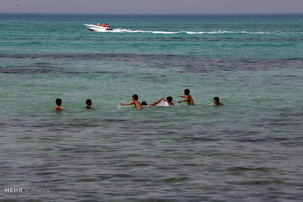 Kish Island in Nature Day