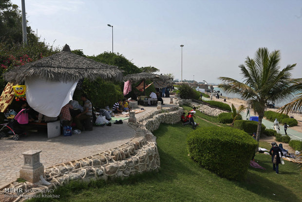 Kish Island in Nature Day