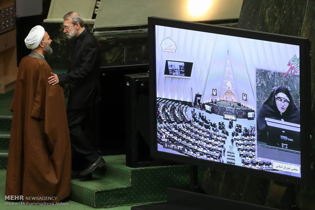 الجلسة العلنية لمجلس الشورى الاسلامي