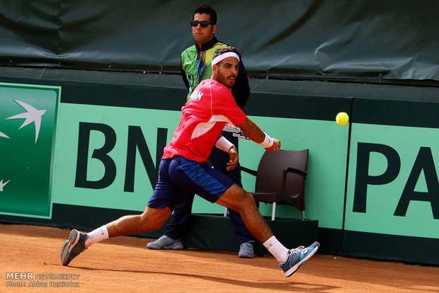 Davis Cup tennis tournament in Isfahan