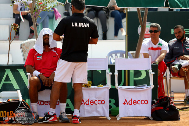 Davis Cup tennis tournament in Isfahan