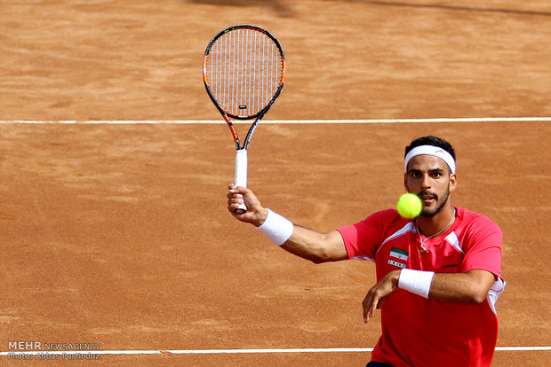 Davis Cup tennis tournament in Isfahan