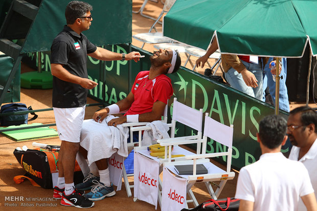 Davis Cup tennis tournament in Isfahan