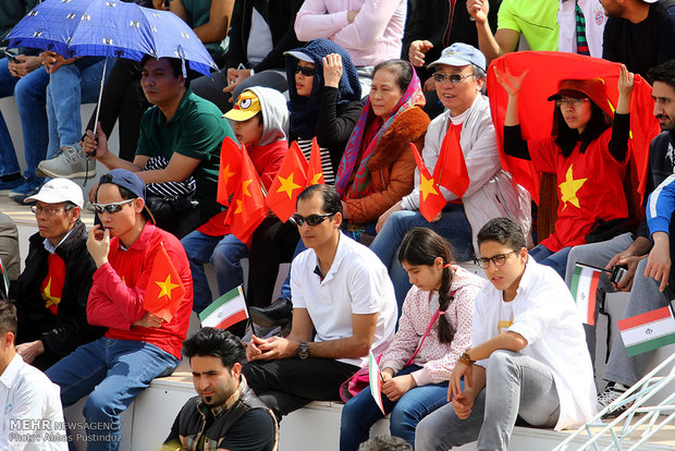 Davis Cup tennis tournament in Isfahan