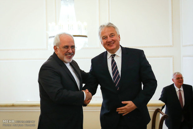 Zarif meets with Hungary's Deputy Prime Minister Zsolt Semjén