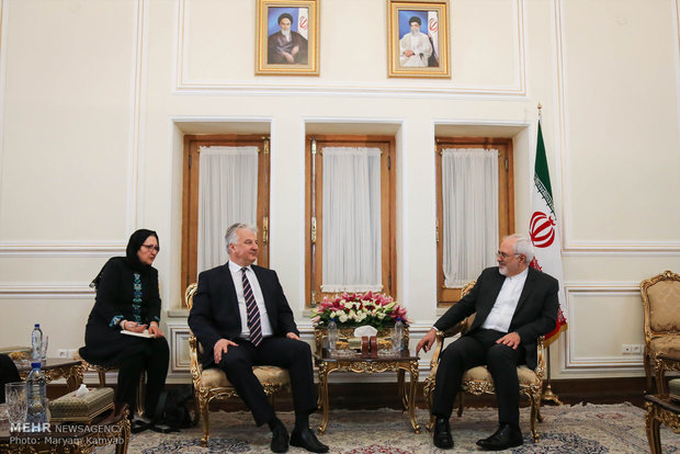 Zarif meets with Hungary's Deputy Prime Minister Zsolt Semjén