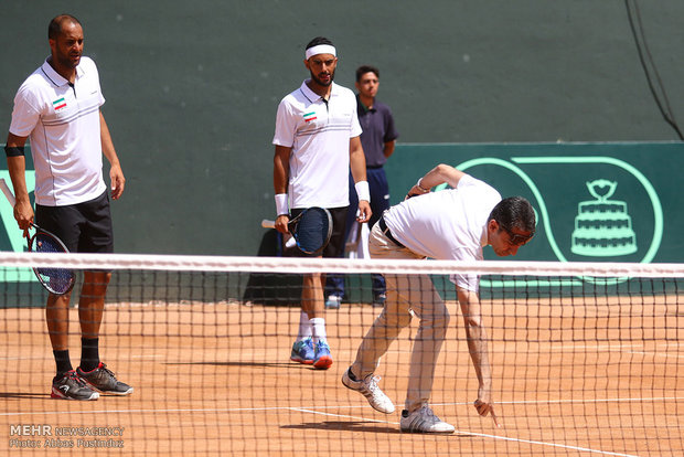 Davis Cup Tenis Turnuvası’ndan kareler