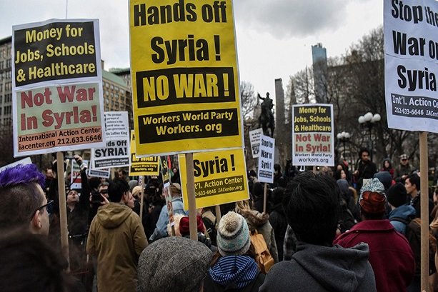 Video: Canadians hold 'Hands Off Syria' rally