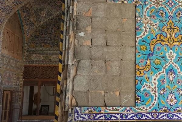 مرمت اضطراری مسجد سید اصفهان آغاز شد