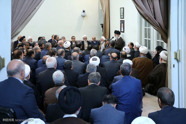 Leader receives country’s officials